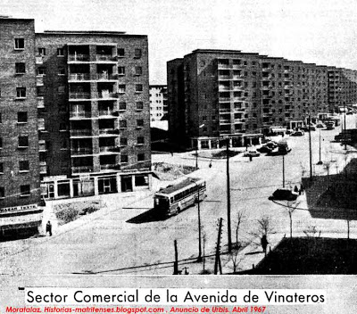 Camino de los Vinateros en 1967 (Madrid - Moratalaz)